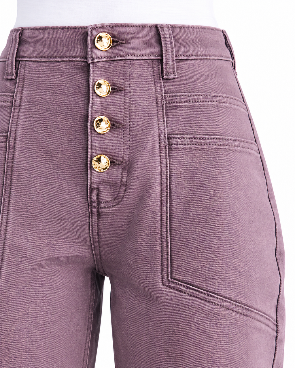 Women's High Rise Tapered Leg Pants, 30" Inseam, Stretch Cotton Blend, Sizes 0-28W