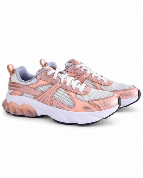 Women's Fashion Gel Sneakers – Lace-Up Athletic Shoes with Memory Foam